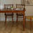 Retro Aesthetic Teak Wood Solid Dining Table