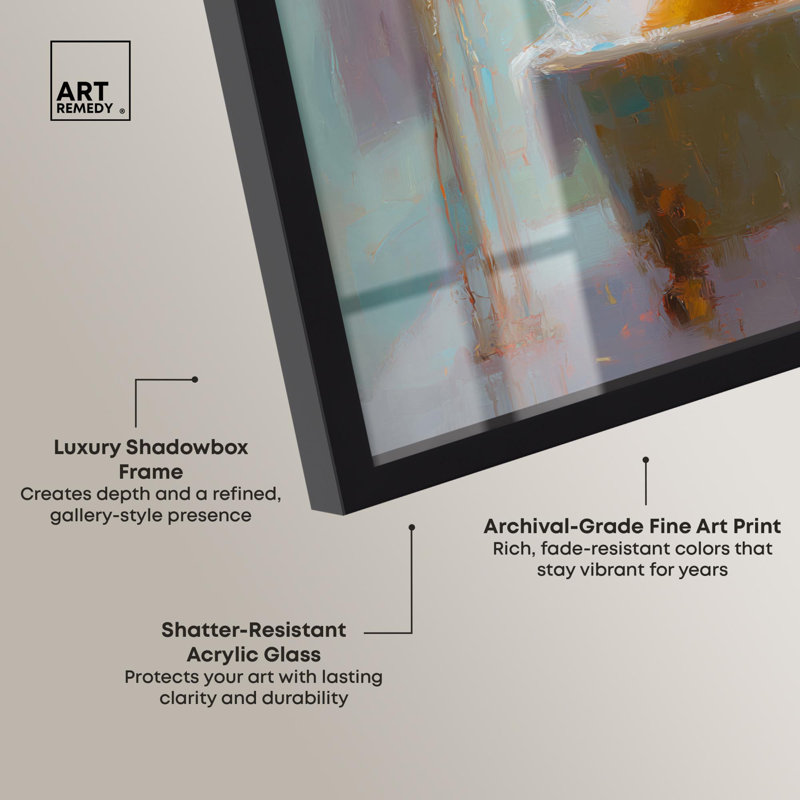 Art mural Bubble Trouble Shadowbox, H 13 po x l 13 po, Noir