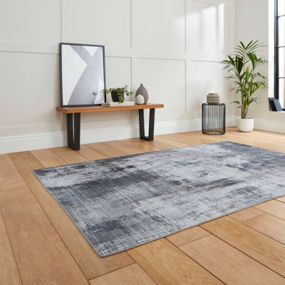 Rio area rug Printed Rectangle Grey