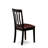 5 Piece Dining Room Furniture Set Includes a Rectangle Kitchen Table with Butterfly Leaf and 4 Faux Leather Chairs, Black & Cherry-124396861-124396862