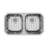 Undermount Double Bowl Stainless Steel Kitchen Sink