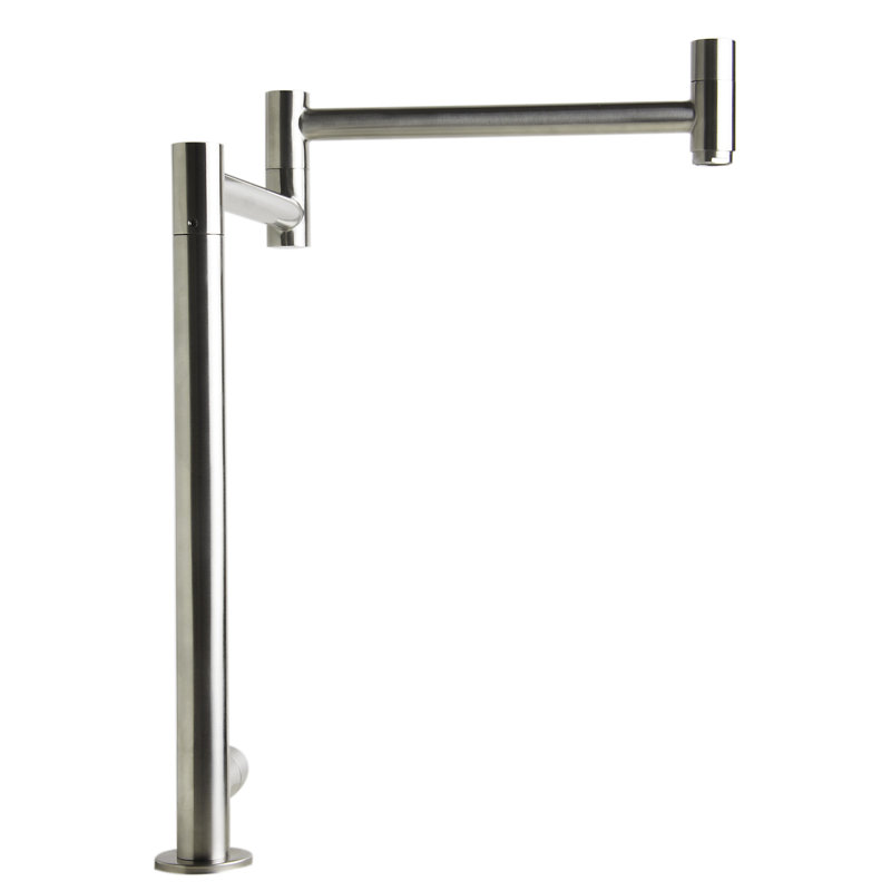 Alfi Brand Kitchen Faucet, Brushed Stainless Steel