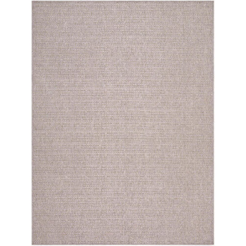 Lumina  Machine Woven Rug, Gray, Rectangle 6'5" x 9'