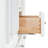 73'' Double Bathroom Vanity with Carrara Marble Top-93359230