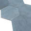Zenith 9 po x 11 po Carreau de mur et plancher hexagonal en porcelaine matte (paquet de 8,07 pieds carrés) - paquet de 16-109928265