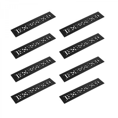 The Renovators Supply Inc. 16 in. W x 0.5 in. L Aluminum Aluminium Outdoor Grille / Return Vent Cover