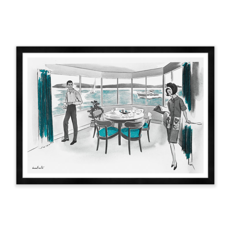 Waterfront Conversation Print