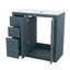 Meuble-lavabo 36 po avec lavabo en céramique-843387092