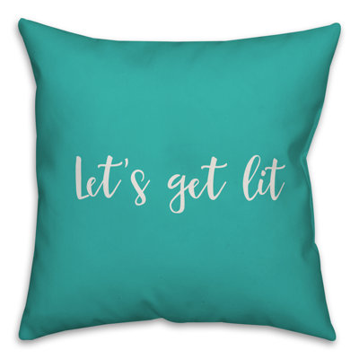 Coussin « let is éclairé » 