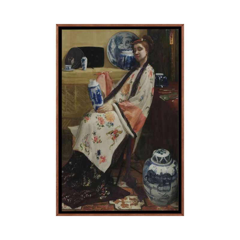 Print, 101.6 cm H x 66.04 cm W x 4.445 cm D, Classic Wood