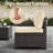 6 Piece Outdoor Sectional Sofa Set With Wide Armrest-2001366308