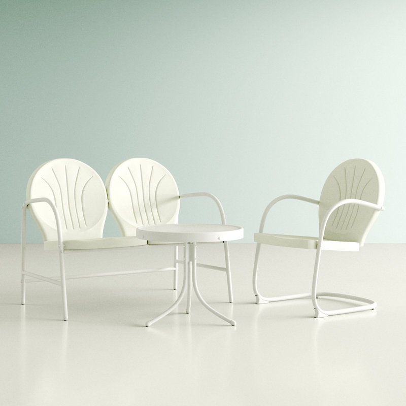 Ensemble de conversation Burley, Blanc