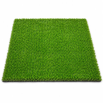 Tapis de gazon artificiel 5,5 pi x 18 pi, hauteur de poils de 0,8 po pour les patios étroits, balcons et bordures de jardin
