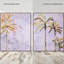 Oliver Gal Michaela Nessim - Inevitable Joy Sunrise Set Floral and Botanical - Diamond Dust Framed Canvas Art-1821676030-1821676029