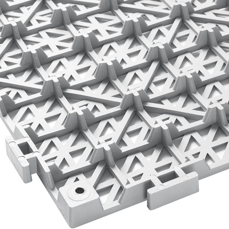 Carreaux de terrasse extérieurs 12 po x 12 po, Gris
