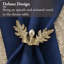 Metal Gold Olive Napkin Ring
