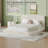 Cloud Upholstered Frameless Bed Surround with Easy Assembly