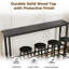 Ensemble de table de bar et de tabouret pour 4 personnes Modern Modern-1481009898-1481009900-1481009902