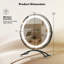 Miroir de meuble-lavabo rond 16 po à 3 lumières à intensité variable Wrought Studio ™-1778954136