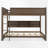 Queen Over Queen Bunk Bed With Storage And Charging Station-282639157