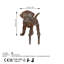 Objet de jardin décoratif peint à la main, couleur antique, 15,8 x 13,0 pouces | Fabrication 100% métal, épaisseur: 0,06 po | Aucun assemblage requis, œuvre d'art unique pour les espaces extérieurs, décor durable et élégant-1707305361