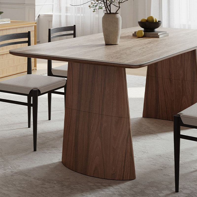 Ensembles de table de salle à manger de style moderne crème, H 29,53 po x L 62,99 po x l 31,5 po