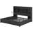 Sherell King Size Bed Frame with 4 Storage Drawers,Black-100845099-100845098