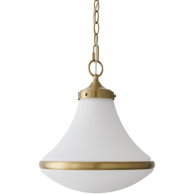 Galey Alix x Livabliss Colleen Pendant , 78" H x 13" W x 13" D, Brass