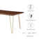 Modway Ardour 60" Live Edge Acacia Wood Rectangular Dining Table