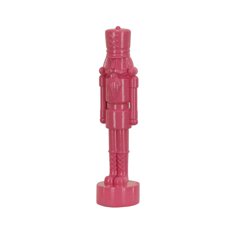 Décoration de Noël casse-noisette, Rose, H 13,58 po x l 4,33 po x P 4,72 po