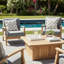 Rope Sunbrella® Square Indoor/Outdoor Throw Pillow Cover & Insert by Elaine Smith-1935577730