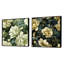 Marwane - Ensemble de 2 collages carrés botaniques abstraits-101847098-101847099