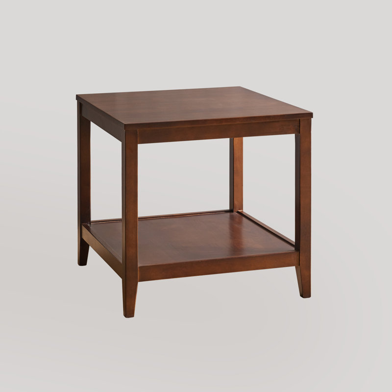 Solid Wood Square End Table
