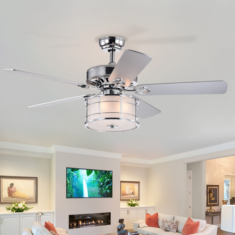 Josgart 52 " Ceiling Fan with Light Kit