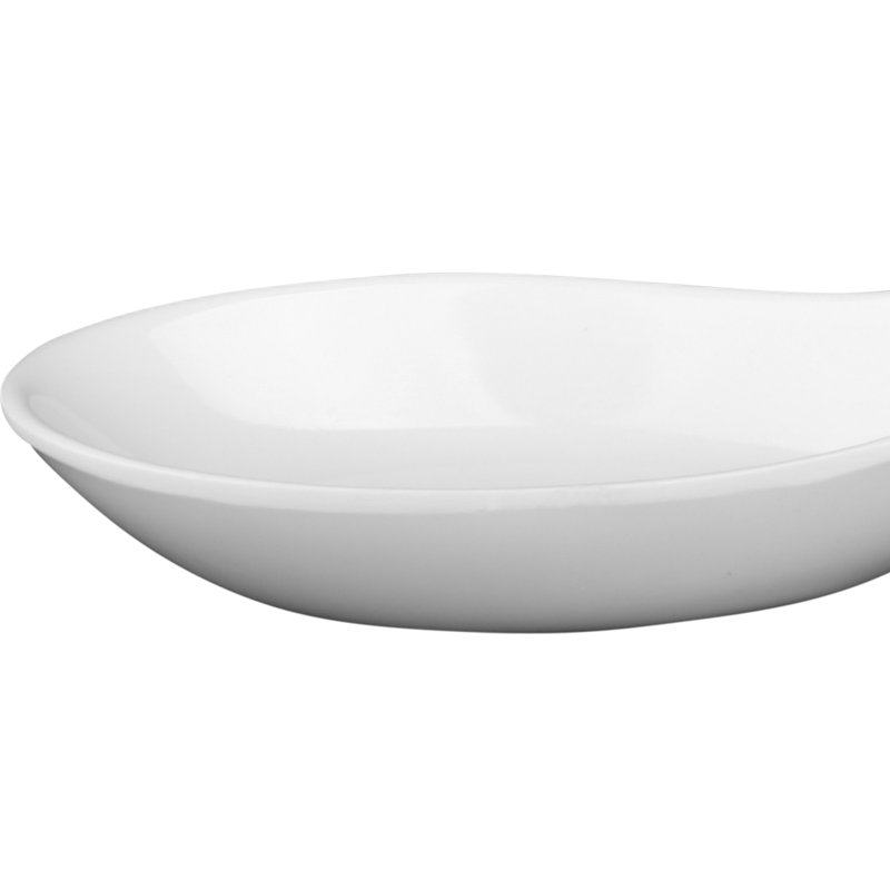 Cuillère à soupe asiatique Zen, Blanc