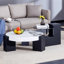 La table basse à deux étages détachable, le design élégant est plus précieux-1229147942-1229147943-1227738959