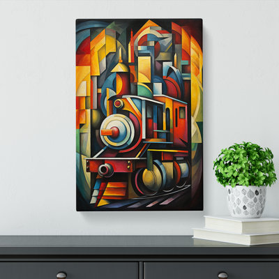 Train Cubism - No Frame Print