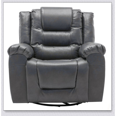 Fauteuil de cinéma inclinable et pivotant à 360 ° avec accoudoirs larges, confortable et réglable pour une détente ultime