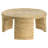 Mize Woven Rattan Round Coffee Table