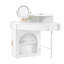 Meuble-lavabo de coin avec miroir et lumières DEL