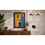 Colourful Llama Pop Art Modern - Framed Print-1963770568-1963770574