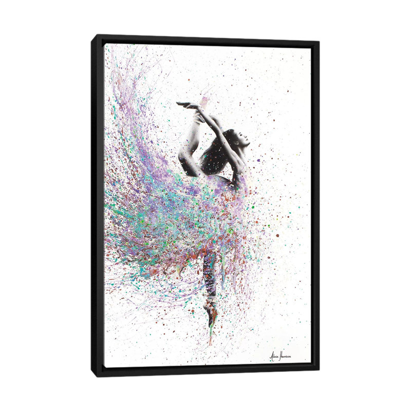 Opal Dance - Reproduction de giclée sur toile tendue avec châssis, H 26 po x l 18 po x P 1,5 po, Toile avec cadre noir