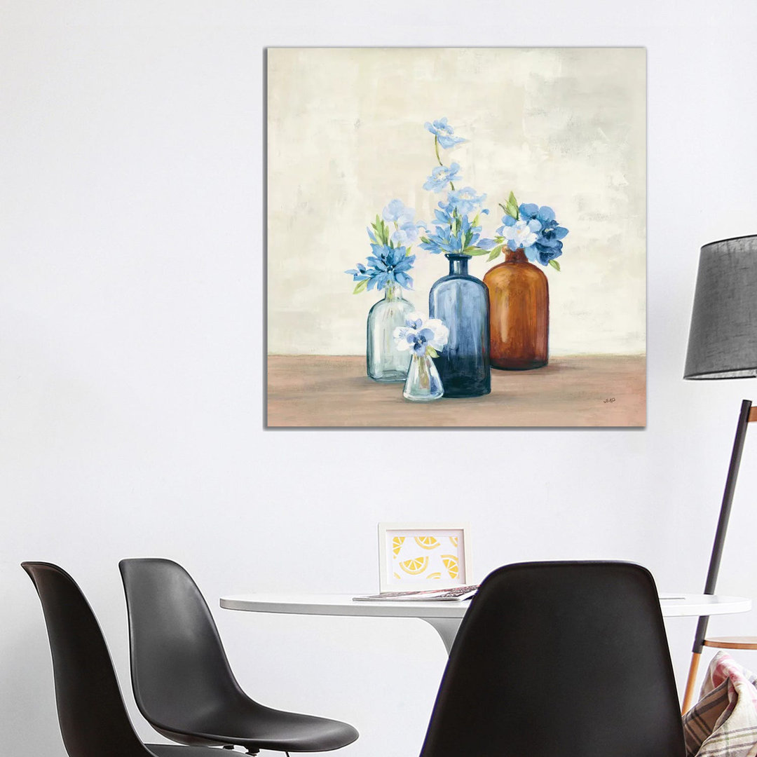 Windowsill Garden by Julia Purinton - Wrapped Canvas Gallery-Wrapped Canvas Giclée