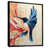 Black Floater Framed