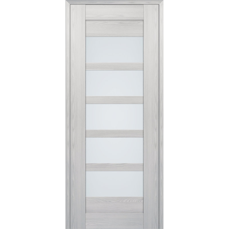 Dalle de porte intérieure en bois manufacturé et en verre Avon 07-07, 35,875 po x 95,24 po, Chêne Veralinga