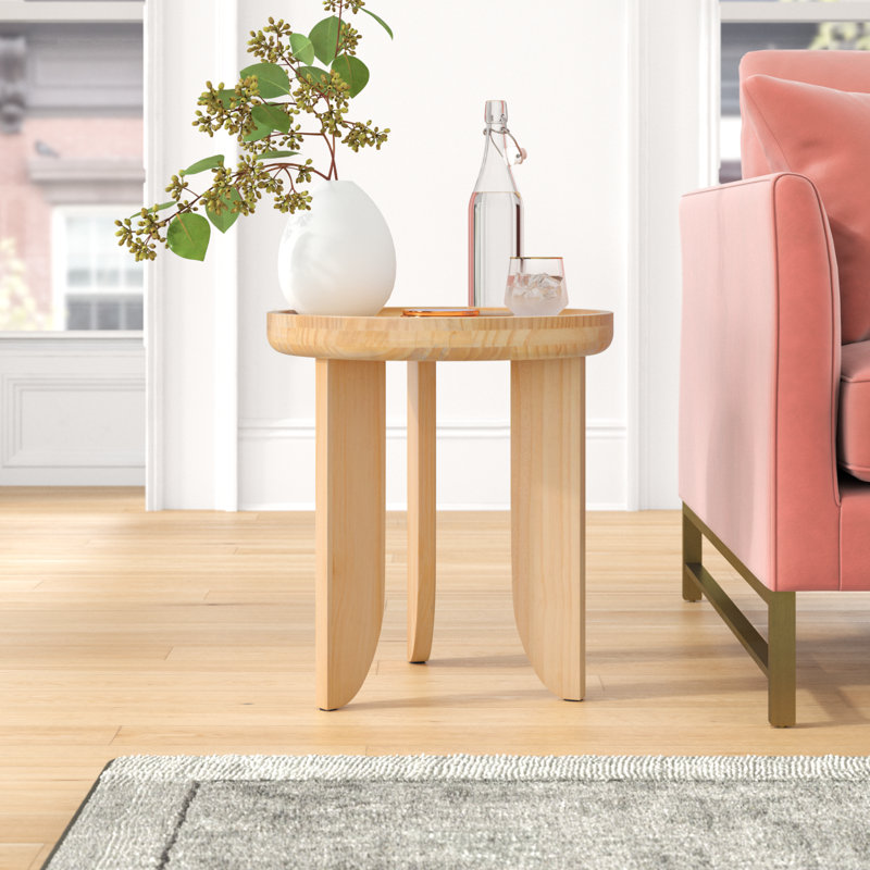 Verena Tray Top End Table, Light Natural