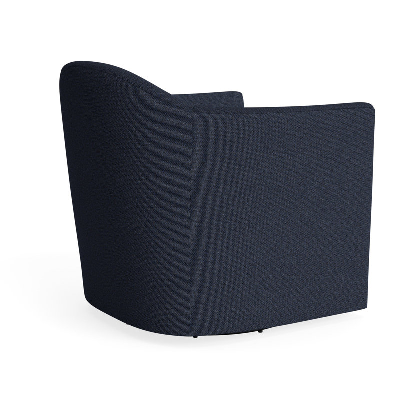 MTO - About Face Swivel Lounge Chair, Kvadrat Autumn Navy