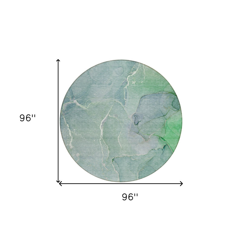 Tapis extérieur rond 8 pi