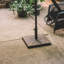  Base de parasol de patio carrée en résine 42 lb, bronze
