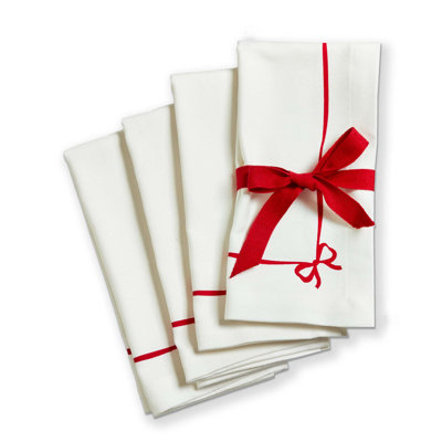  Very Merry Bow Napkin S/4